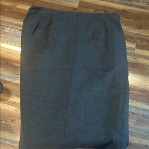 Kasper Charcoal Pencil Skirt NWT
